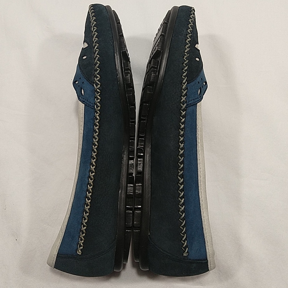 Hush Puppies Women's Shoes Blue Leather Size 8.5 - Picture 7 of 8